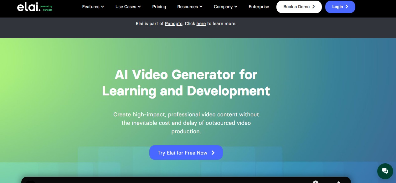 Elai home page image