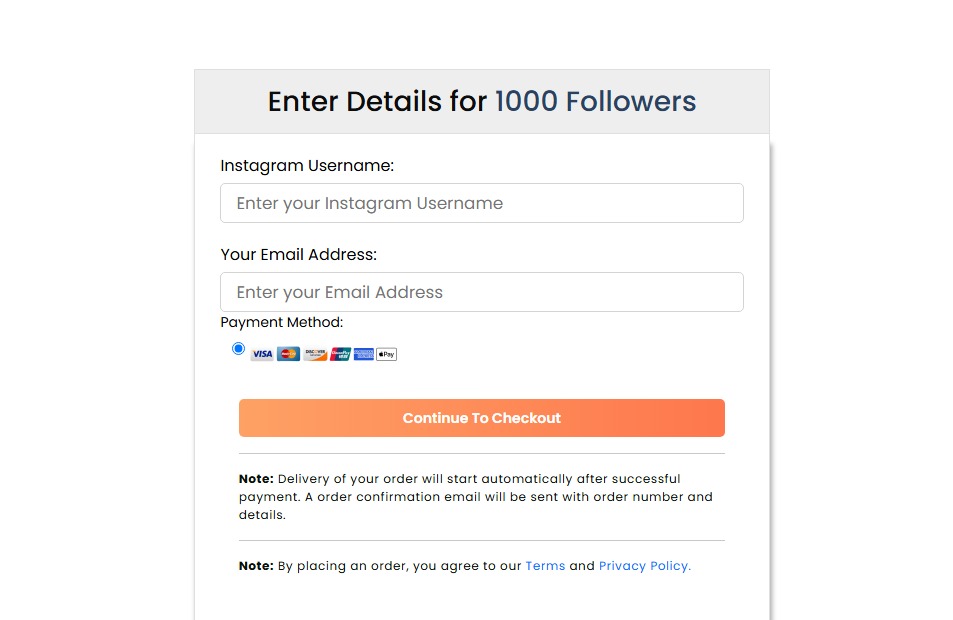 Buylikesservices enter detail dashboard