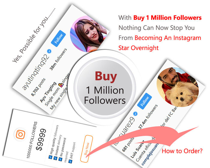 Buy 1 Million Instagram Followers