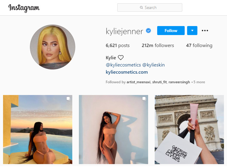 The Most Followed Instagram Profiles